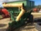 (221)JD 1210A GRAIN CART W/ HYD. AUGER - PULL TYPE