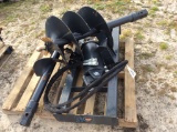 (478)WOLVERINE SKID STEER AUGER W/ 2 BITS - UNUSED