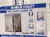 (521)PORTABLE TWO STALL TOILET