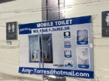 (525)PORTABLE TWO STALL TOILET - UNUSED