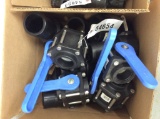 BOX OF BALL VALVES - ASSORTED SIZES