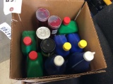 BOX OF ASSORTED OIL & GREASE