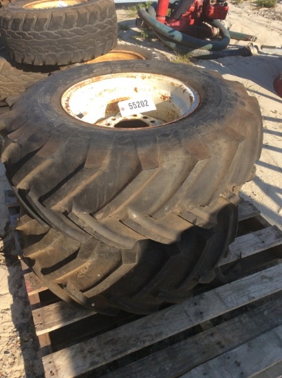 (26)PAIR OF 12.5L-15 COMPACT TRACTOR TIRES