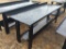 (672)29 X 90 METAL WORK BENCH