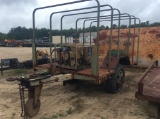 (253)MILITARY GENERATOR ON TRAILER