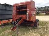 (457)HESSTON 845 ROUND BALER