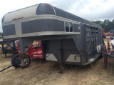 (578)PONDEROSA 18' HORSE TRAILER  - NO TITLE