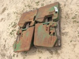 (384)9 - JOHN DEERE TRACTOR WEIGHTS