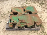 (385)9 - JOHN DEERE TRACTOR WEIGHTS