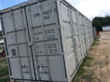 (732)40' CONTAINER W/ 4 SIDE DOORS & 1 END DOOR