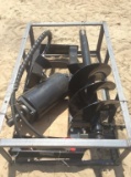 (181)UNUSED - MOWER KING SS AUGER W/ 14