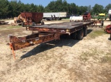 (269)SHOALS 8 X 22 T.A. TILT BED TRAILER-NO TITLE