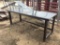 (116A)30 X 90 METAL TABLE