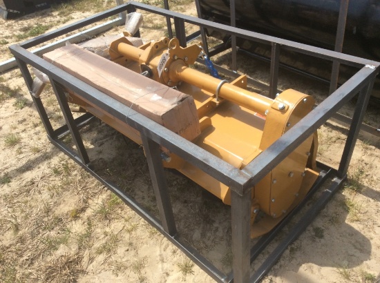 (317)UNUSED - MOWER KING 48" ROTARY TILLER - 3PT