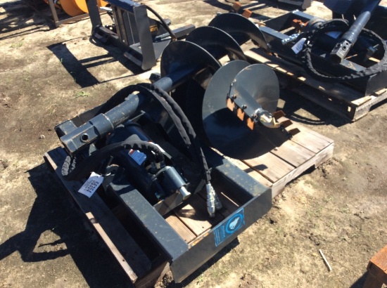 (390)UNUSED - WOLVERINE SS AUGER W/ 2 BITS
