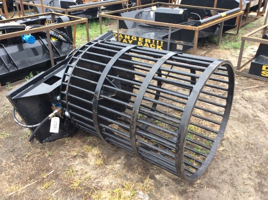 (307)UNUSED - MOWER KING SS HYD. ROCK PICKER