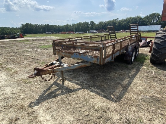 (292)80" X 16' T.A. TRAILER - NO TITLE