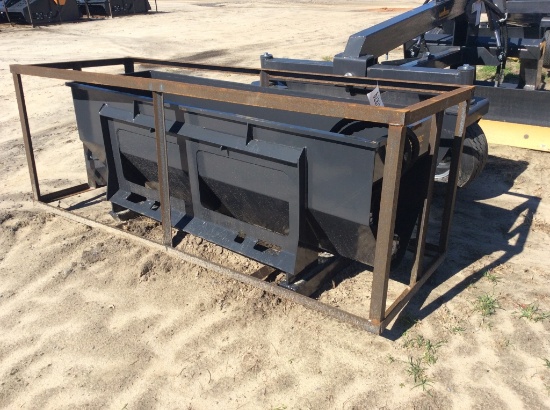 (409)UNUSED LANDHONOR 66" HYD. AUGER BUCKET