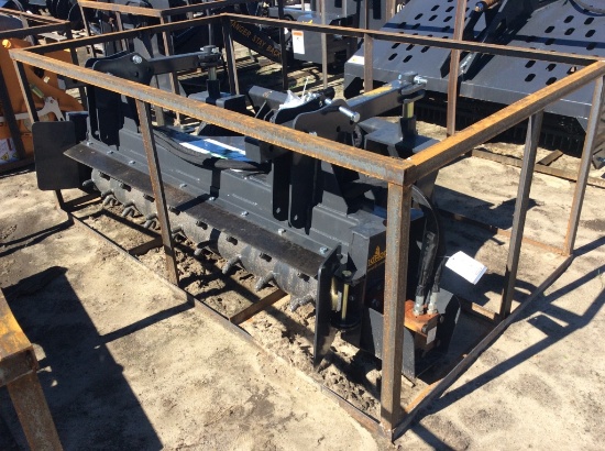 (406)UNUSED LANDHONOR 72" HYD. POWER RAKE