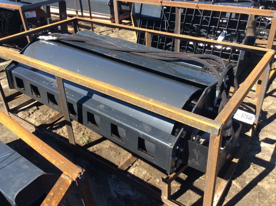 (378)UNUSED WOLVERINE SS 72" VIBRATORY ROLLER