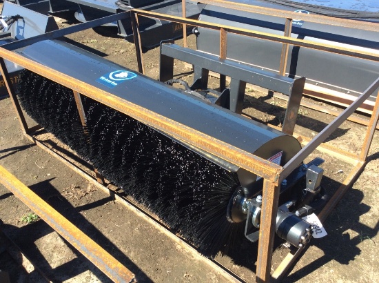 (373)UNUSED WOLVERINE SS 72" ANGLE BROOM