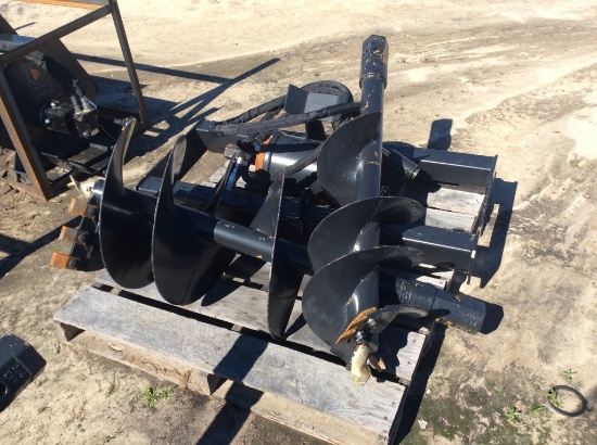 (393)UNUSED WOLVERINE SS AUGER W/ 2 BITS