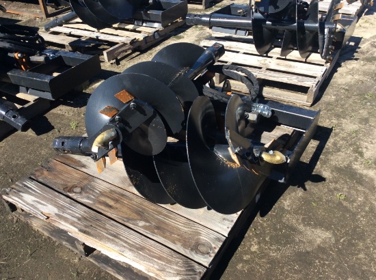 (396)UNUSED WOLVERINE SS AUGER W/ 2 BITS