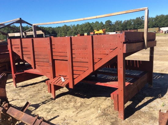 (38)WOODEN GRAVITY BIN