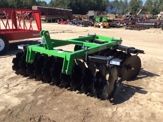 (127)7'1/2' 3PT OFF-SET DISC HARROW - 2222