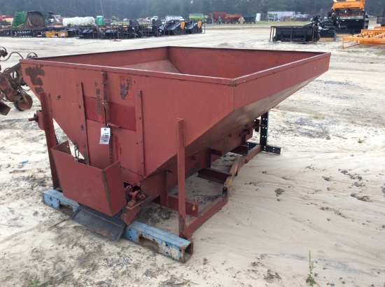 (46)FEED HOPPER W/ GAS ENGINE