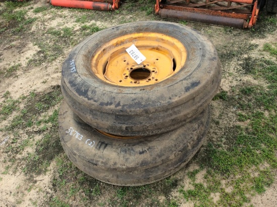 (454)2 - 7.50X18 TRACTOR TIRES/RIMS