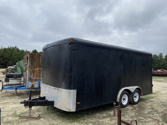 (499)8 X 16 T.A. ENCLOSED TRAILER - NO TITLE
