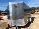 (125)2020 LARK 6 X 12 S.A. ENCLOSED TRAILER