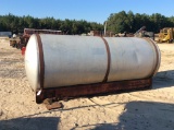 (346)950 GAL. STAINLESS STEEL TANK ON FRAME