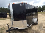 (477)2021 WOW 6 X 12 ENCLOSED TRAILER - NO TITLE