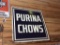 PURINA CHOWS SIGN