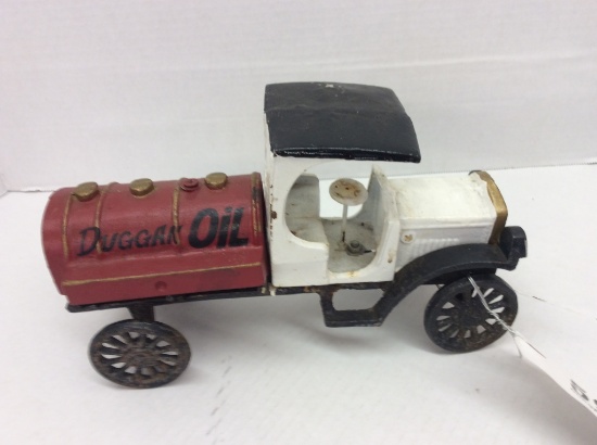 CAST IRON DUGGAN OIL TRUCK