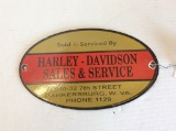 HARLEY DAVIDSON SALES & SERVICE - PORCELAIN