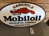 GAR GOYLE MOBIL OIL - DOUBLE SIDED - PORC.