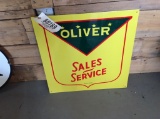 OLIVER SALES & SERVICE - DOUBLE SIDED - PORC.