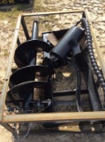 (553)UNUSED SKID STEER AUGER W/ 1 BIT