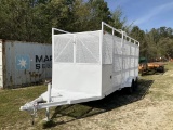 (295)6 X 19 ENCLOSED TRAILER W/ SIDES - NO TITLE