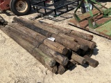 (305)BUNDLE OF 25 WOOD POST