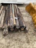 (759)BUNDLE OF 25 WOOD POST