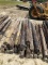 (800)BUNDLE OF 25 - 8' LONG WOOD POST