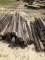 (802)BUNDLE OF 25 - 8' LONG WOOD POST