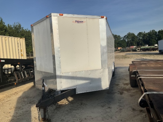 (324)2013 FREEDOM 8 1/2 X 24 T.A. ENCLOSED TRAILER