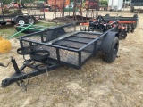 (382)5 X 7 METAL FLOOR TRAILER - NO TITLE