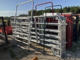 (237)10 - 12' CORRAL PANELS W/ 4' WALK THRU