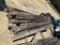 (526)BUNDLE OF 25 - 8' LONG WOOD POST